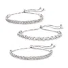 Ross-simons Sterling Silver Jewelry Set: Multi-link Bolo Bracelets In White