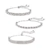 Ross-simons Sterling Silver Jewelry Set: Multi-link Bolo Bracelets In White