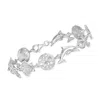 Ross-simons Sterling Silver Sea Life Link Bracelet In Multi