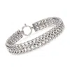 Ross-simons Sterling Silver Sedusa-link Bracelet In Multi