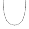 Ross-simons Sterling Silver Square Byzantine Necklace In Multi