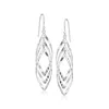 Ross-simons Sterling Silver Twisted Drop Earrings