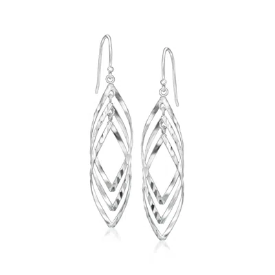 Ross-simons Sterling Silver Twisted Drop Earrings
