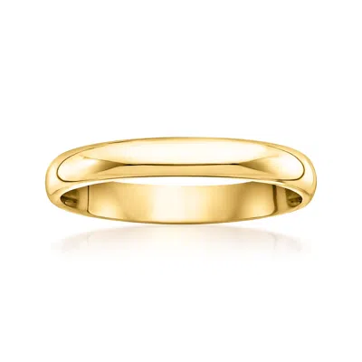 Ross-simons Women's 3mm 14kt Yellow Gold Wedding Ring