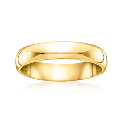 Ross-simons Women's 4mm 14kt Yellow Gold Wedding Ring