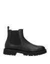 Rossano Bisconti Man Ankle Boots Black Size 12 Leather
