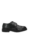 ROSSANO BISCONTI ROSSANO BISCONTI MAN LACE-UP SHOES BLACK SIZE 8 CALFSKIN