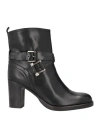 Rossano Bisconti Woman Ankle Boots Black Size 7 Leather In Black