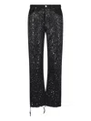 Rossano Prini Straight Jeans In Black Denim