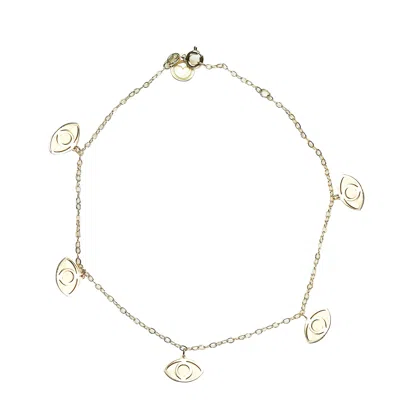 Rossella Catapano 18kt Gold Eye Anklet