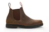 Rossi Boots Rossi 607 Booma Rustic Brown Leather Chelsea Boots In Brown