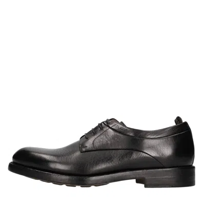 Rossi Flat Shoes In Nero Neri E Grigi