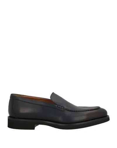 Rossi Man Loafers Midnight Blue Size 8.5 Leather
