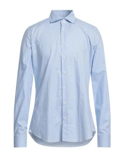 Rossi Man Shirt Light Blue Size 16 ½ Cotton