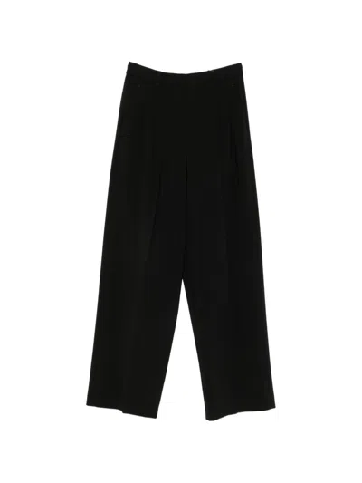 Rossi Noa Wide-leg Trousers In Black