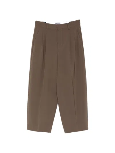 Rossi Noa Wool Blend Trousers In Grey