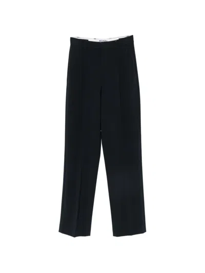 Rossi Nomy Pleated Trousers In Black