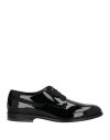 Rossi Shoes Man Lace-up Shoes Black Size 9 Leather In Black