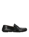 Rossi Shoes Man Loafers Midnight Blue Size 8 Leather In Black