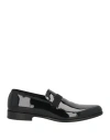 Rossi Shoes Man Loafers Black Size 7 Leather In Black