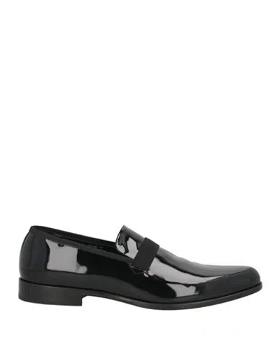 Rossi Shoes Man Loafers Black Size 7 Leather