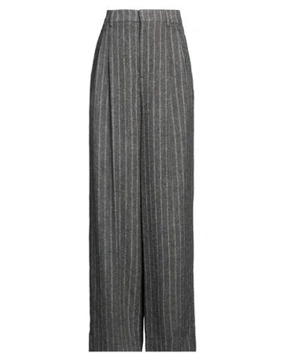 Rossi Woman Pants Charcoal Size Xs Wool, Polyester, Viscose, Polyamide, Elastane In Gray