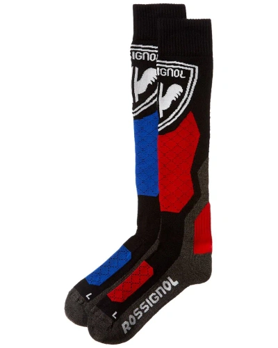 Rossignol 2pk Thermotech Wool-blend Socks In Black