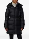 Rossignol 아벨 벨트 파카 코트 In Black
