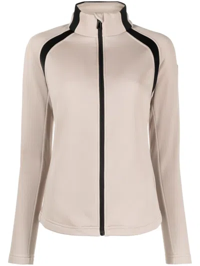 Rossignol Panelled High-neck Sweatshirt In Nude