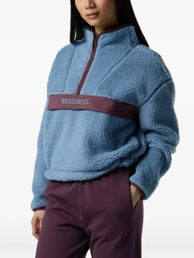 Rossignol Alltrack Half-zip Fleece Jacket In Blue