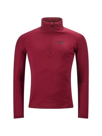 Rossignol Blackside Half-zip Fleece Sweater In Red