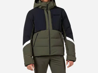 Rossignol Ciastel Down Mix Jacket In Olive Shadow In Green
