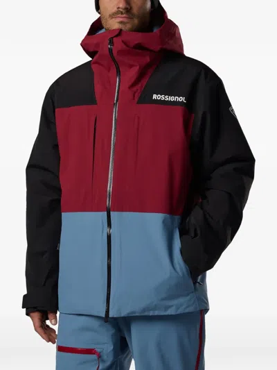 Rossignol Colour-block Hooded Ski Jacket In Multi