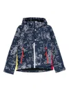 Rossignol Constellation-print Hooded Ski Jacket In Blue