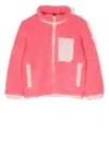 Rossignol Contrasting-trim Fleece Jacket In Pink