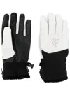 Rossignol Elite Leather Ski Gloves In White