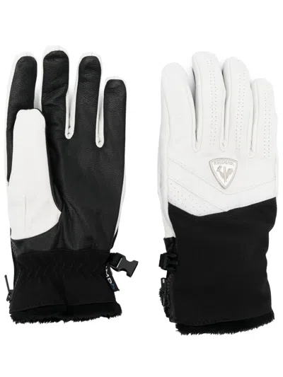 Rossignol Elite Leather Ski Gloves In White