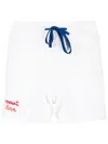 Rossignol Embroidered-logo Drawstring Shorts In White