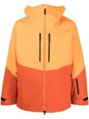 Rossignol Evader Colour-block Ski Jacket In Orange