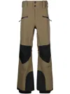 Rossignol Evader Colour-block Wide-leg Trousers In Grün