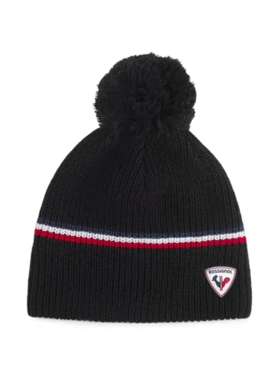 Rossignol Ewan Pompom-detail Beanie Hat In Black