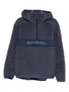 Rossignol Fleece Half-zip Anorak In Blue