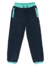Rossignol Fleece Two-tone Track Pants In Blue