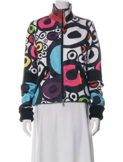 Pre-owned Rossignol Graphic Print Performance Jacket In Black