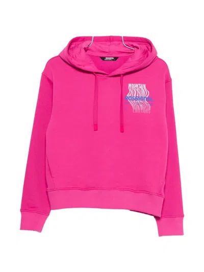 Rossignol Graphic-print Hoodie In Pink