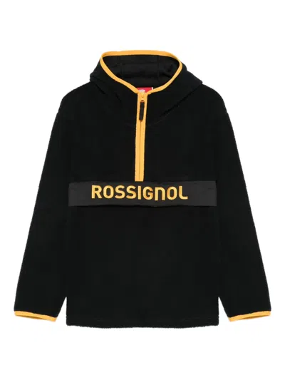 Rossignol Half-zip Fleece Top In Black