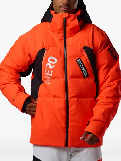 Rossignol Hero 4-way Stretch Puffy Ski Jacket In Orange