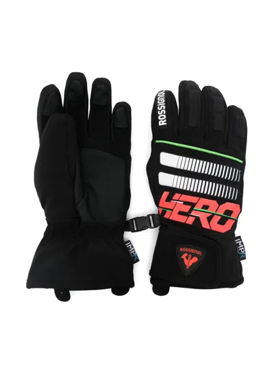 Rossignol Kids' Hero Full-finger Gloves In Black