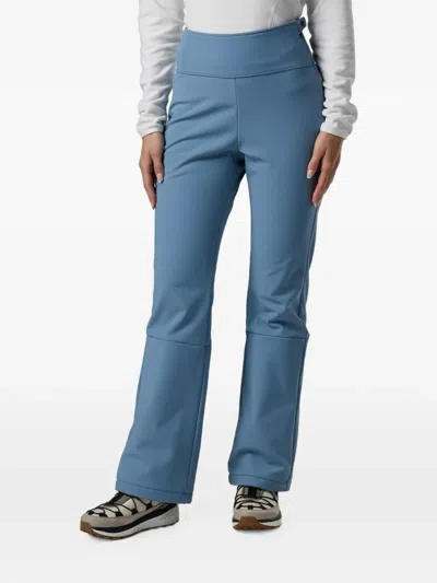 Rossignol High-waisted Side-zip Ski Pants In Blue