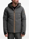 Rossignol Hooded Zip-fastening Ski Jacket In Gray